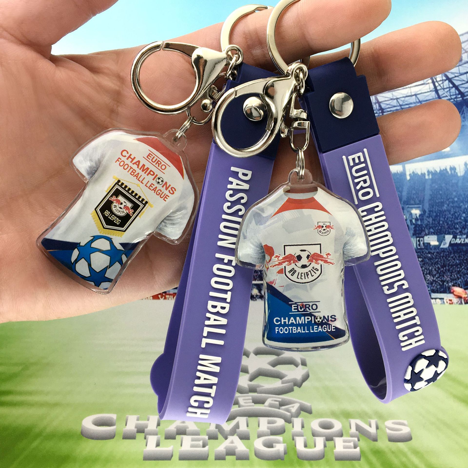 莱比锡-队徽+柔蓝手带