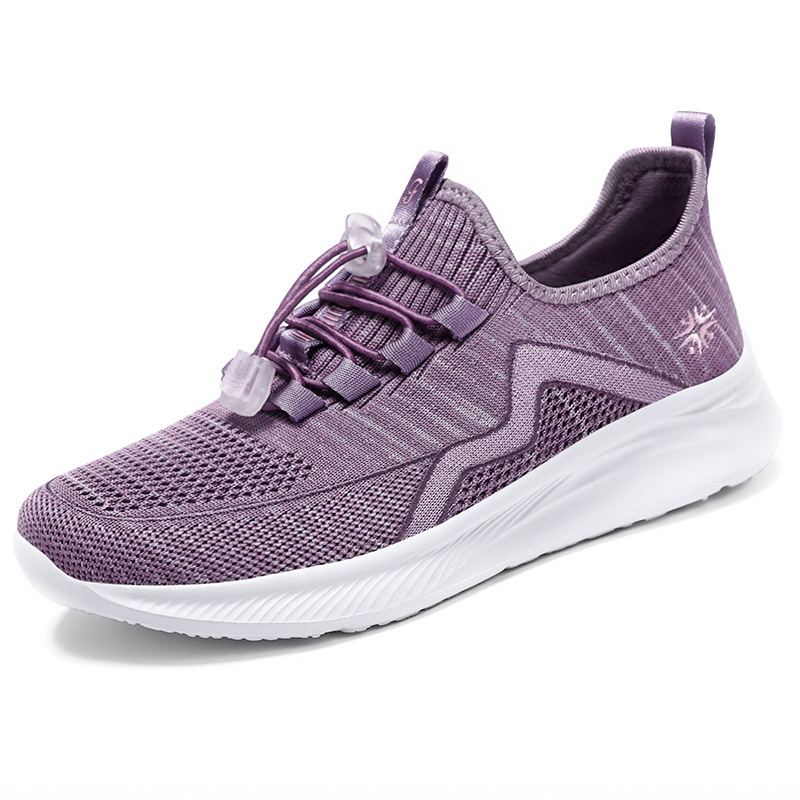 Zapatos de mujer zapatos de primavera zapatos deportivos con suela suave ligera zapatos casuales cómodos zapatos de madres de mediana edad zapatos de moda versátiles zapatos individuales