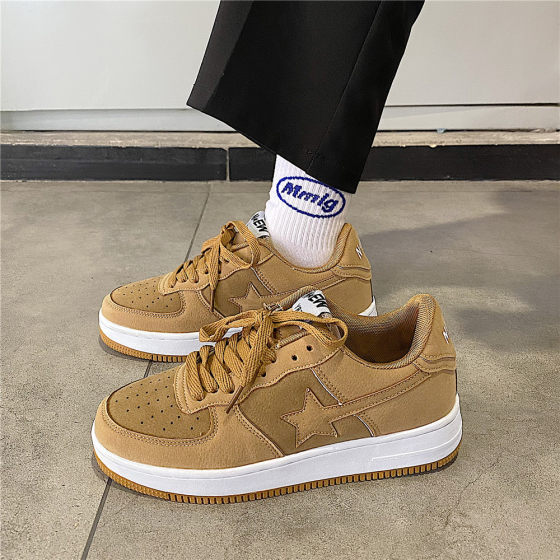 2023 New Student Casual Niche ulzzang Sneakers Women's Korean-style ins Trendy Harajuku Couple Casual Sneakers