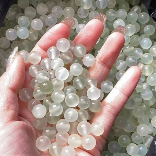 Fine natural Xiu jade jade Xiu jade loose beads bead separated Xiu rock jade bracelet DIY 6~20MM