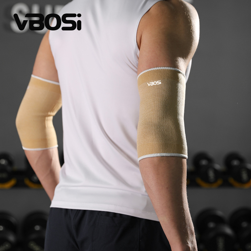 VBOSI Sports Elbow Brace Knitted Breathable Tennis Basketball Fitness Elbow Joint Stabilizer Protective Gear Manufacturer Wholesale