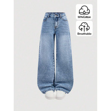 J 83303 Girls denim pants Ůͯţ�г���羳����ͨ��
