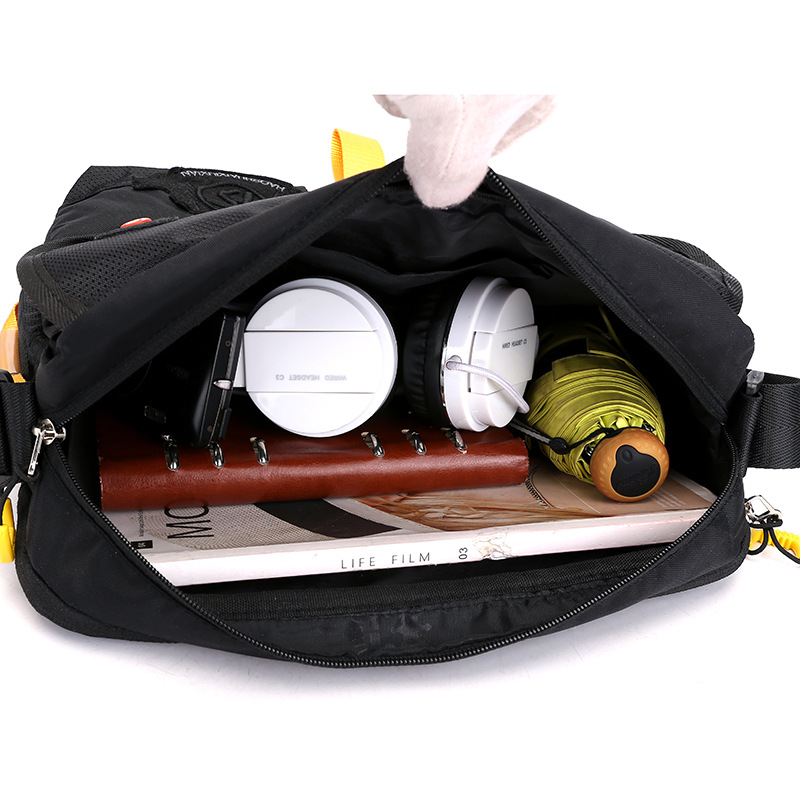 Nuevo bolso de hombro de los hombres casual al aire libre versátil bolso de hombro impermeable resistente al desgaste deportes hombro bolsa de mensajero