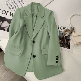 Spring and Autumn Suit Jacket Women's 2025 Autumn New Design Sense Korean Casual Fried Street Trend All-match Suit Women
