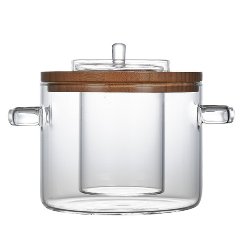 Household glass pot electric stew pot health pot high borosilicate high temperature resistant cooking peach gum white fungus bird's nest water-proof stew pot stew pot