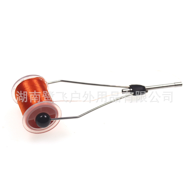 Hook Winder cerámica boca Luya pesca con mosca cebo artificial cebo falso mosca gancho lana cebo artificial material vinculante herramienta