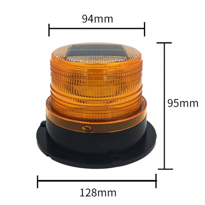 Solar Warning Light Flashing Car Other lights - high-style-8led-yellow