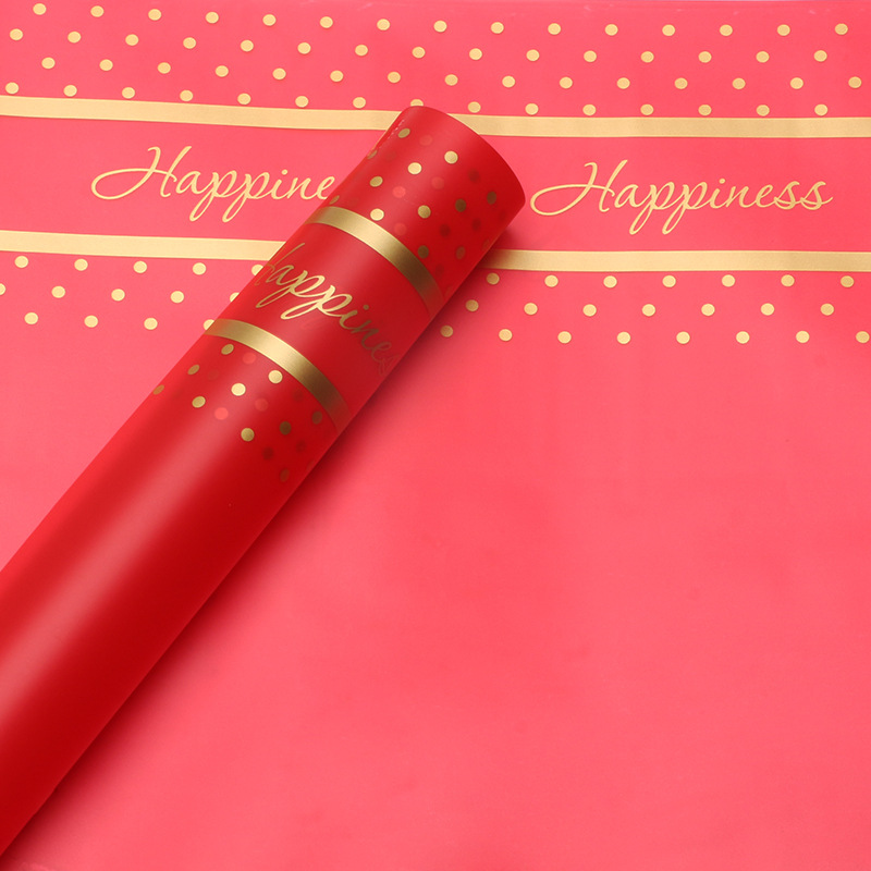 Huaxi Xiaomeito Papel liso coreano Papel de envolver de flores Ramo mate impermeable Flores Diy Regalo Floristería Papel de envolver de flores