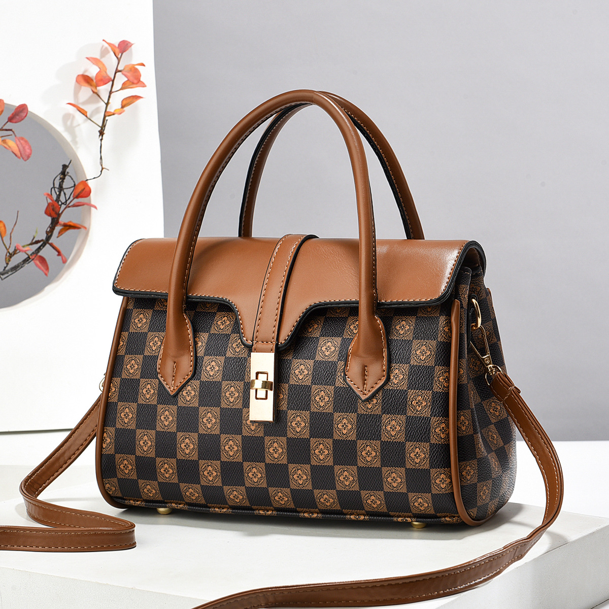 Bolsos de nuevo estilo para mujer, bolsos de hombro bandolera retro de moda europea y americana, bolsos de mujer de calidad versátil