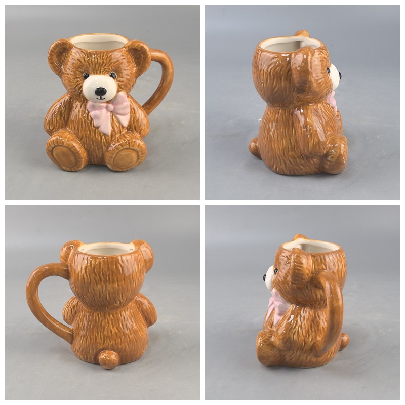 Niedliche Keramik Bären Tasse Für Kaffee Und Frühstück Daheim_voghion.com