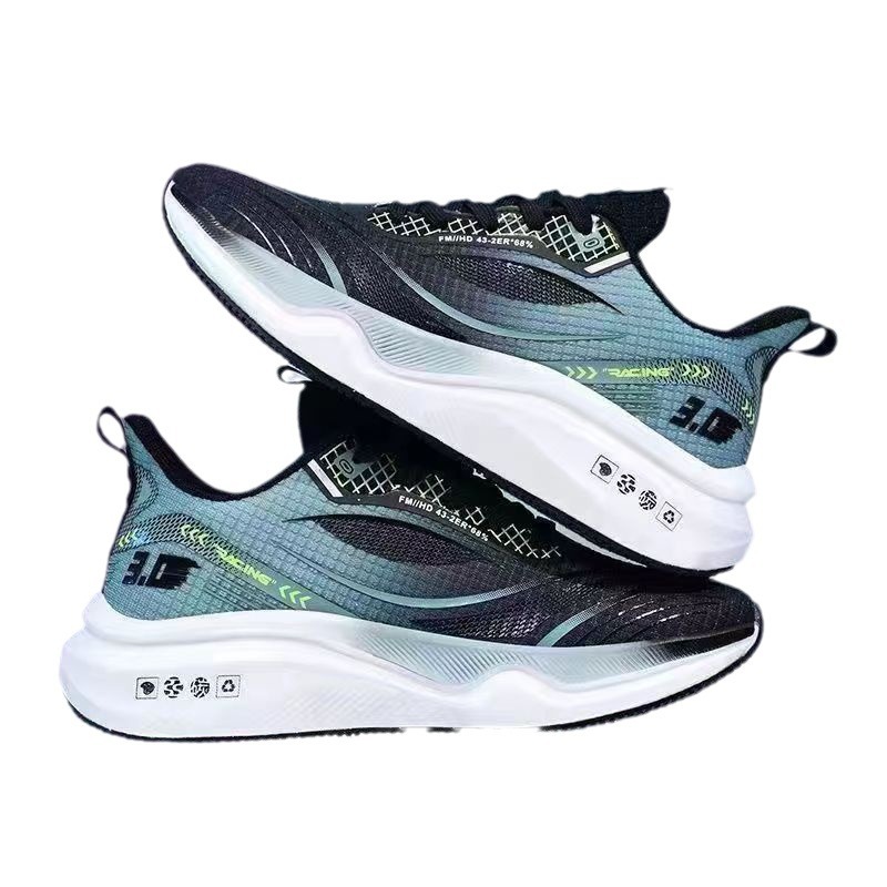 Zapatillas de malla transpirables nuevas zapatillas de correr casuales de otoño para hombres, zapatos de papá cómodos y duraderos para adolescentes al por mayor