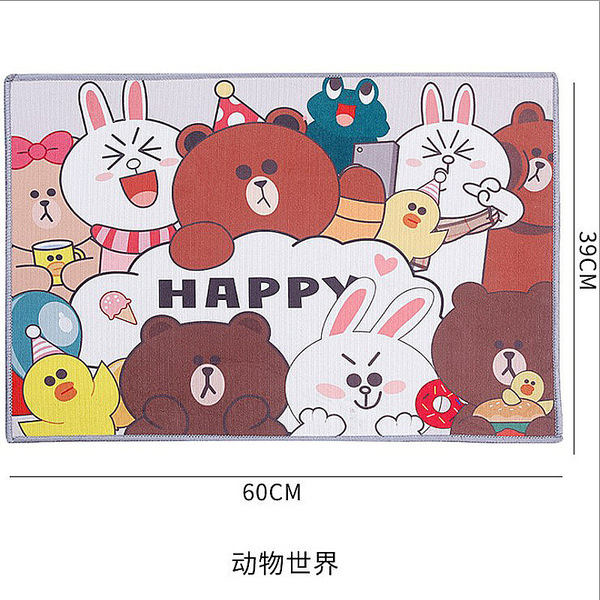 Cartoon floor mat