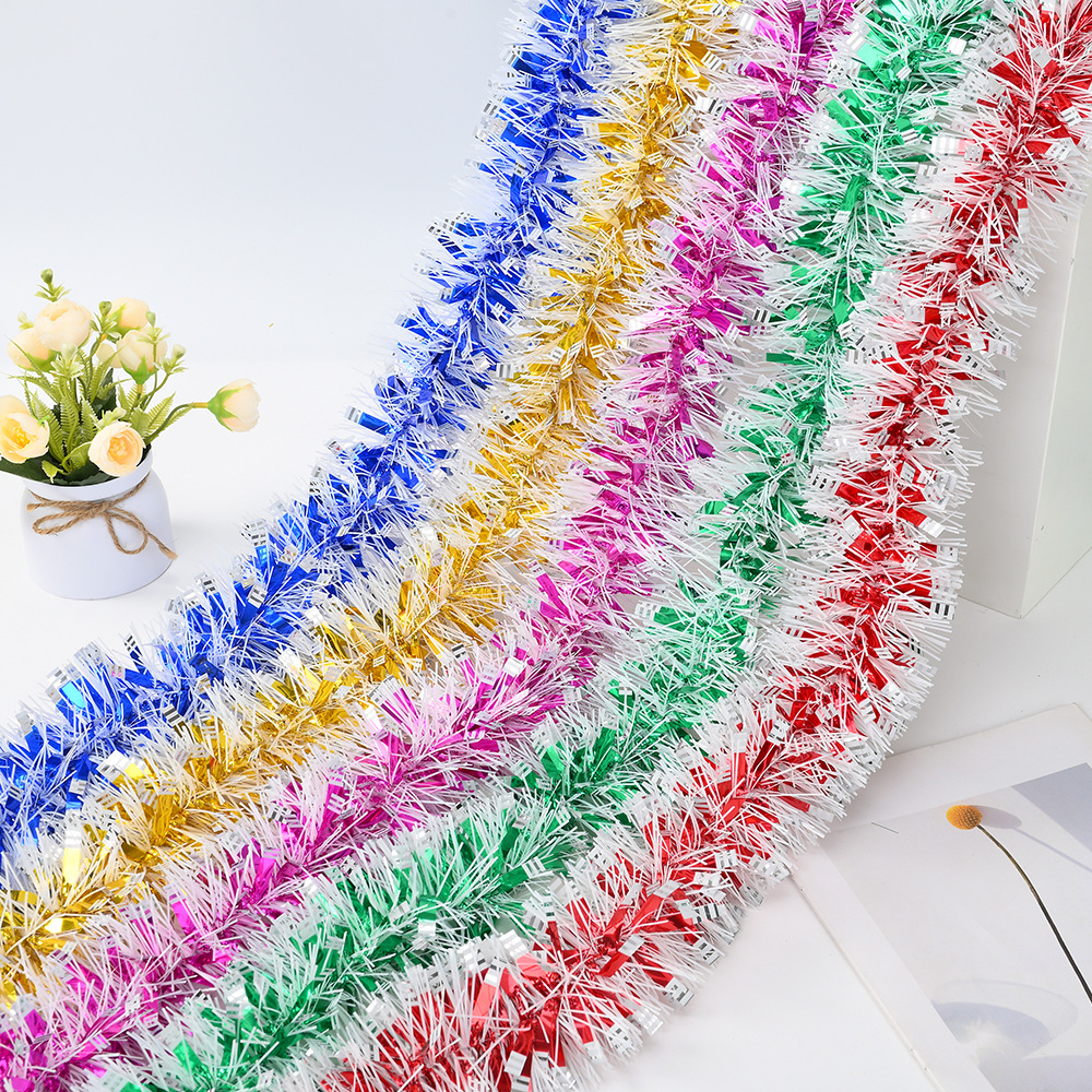 9cm 5 capas de comercio exterior transfronterizo encriptación engrosada banda de espuma de celosía festivales de decoración de Navidad dibujo de flores de lana