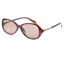 正品水晶眼镜女款 水晶石太阳镜中老年街拍墨镜清凉护目平光茶镜