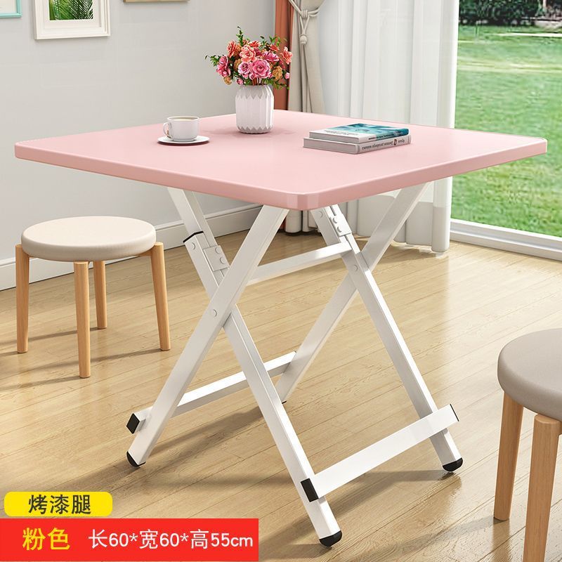 Mesa plegable, casa de alquiler, mesa de comedor, apartamento pequeño, puesto multifuncional para el hogar, fábrica de mesas de comedor simples portátiles al aire libre image 10