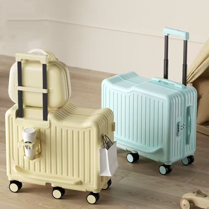 Children's luggage, multifunctional trolley case, durable password box, can be sat on and ridden, travel case, mother-and-child case, extra-large capacity Children's luggage, multifunctional trolley case, durable password box, can be sat on and ridden, travel case, mother-and-child case, extra-large capacity