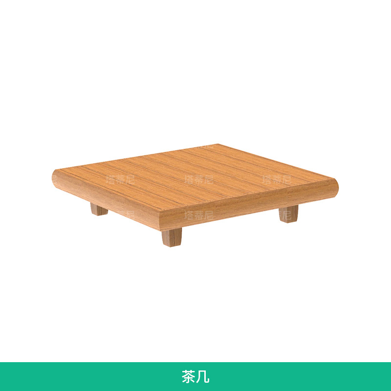 Sofá al aire libre patio villa al aire libre impermeable protección solar muebles de teca combinación de jardín al aire libre terraza sofá de madera maciza