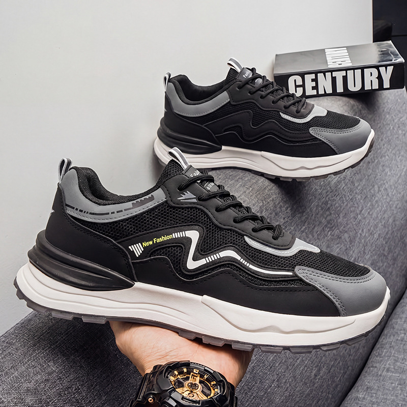 En verano, 2026, las nuevas zapatillas deportivas casuales masculinas son resistentes al desgaste y las zapatillas de correr de gama baja están de moda.