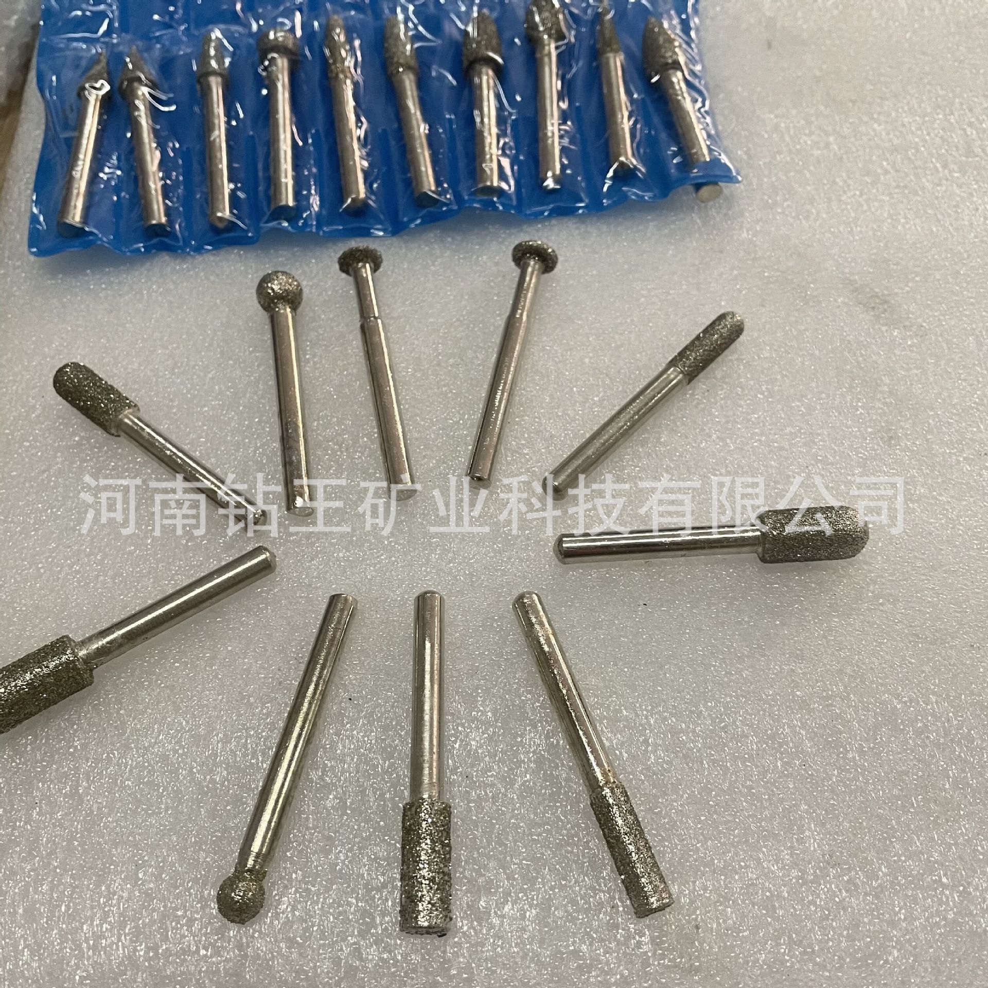 厂家直销粗砂金刚石 20支套装金刚石磨头石材打磨金刚石雕刻刀