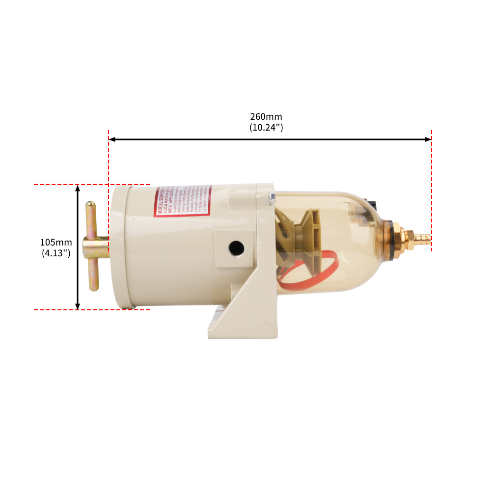 Cross-border 900FGFH fuel-oil-water separator heavy-duty truck diesel filter assembly 1000FG filter 500FG