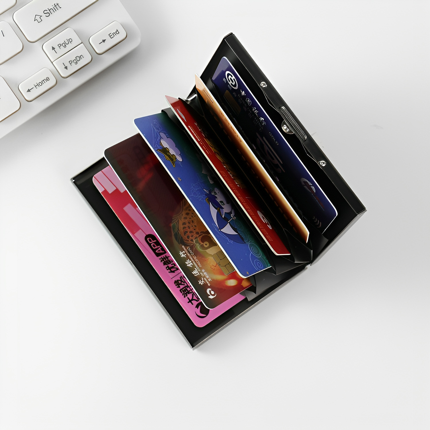Men's metal card holder