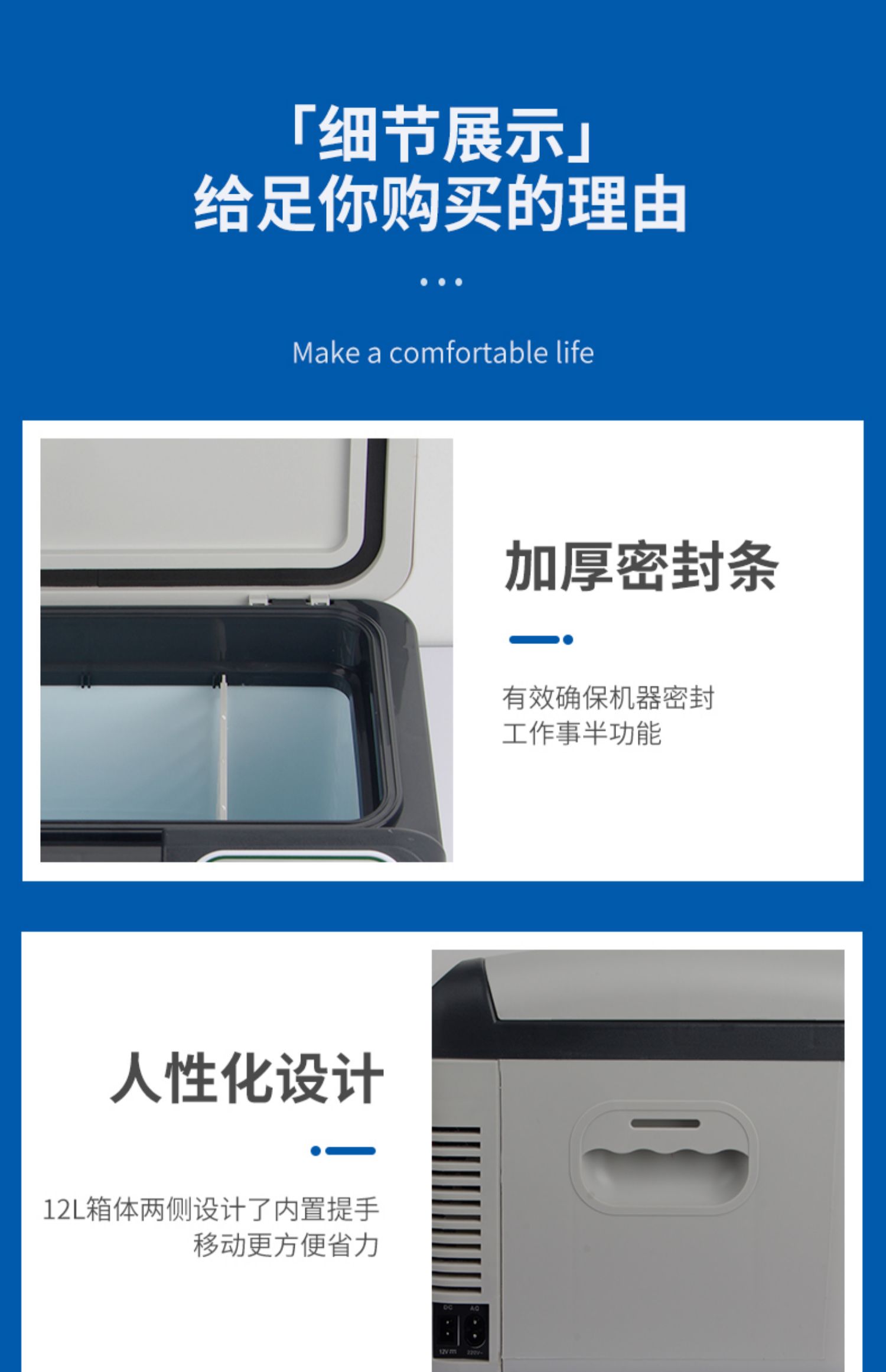 Chismann Pig Semen Incubator for Livestock, Portable Household Temperature-Controlled Small Refrigerator for Pig Semen Storage