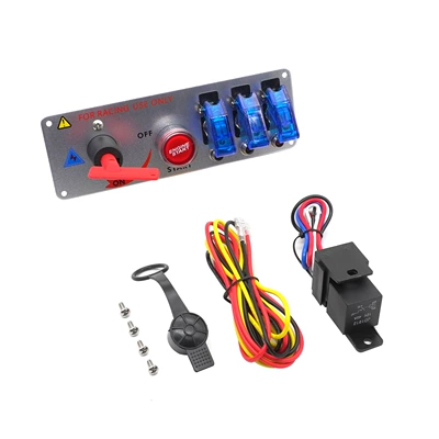 Car 12vled Ignition One-key start Power supply, ignition system accessories - blue