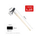 Axe Gang Chopping Wood Artifact Hand-made Forging Household Outdoor Tree Cutting Big Steel Axe Bone Cutting Axe Special for Carpentry