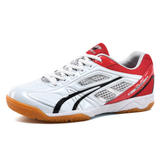 Couple's new low-top badminton shoes men's breathable tennis shoes women's non-slip large size 45 training table tennis shoes