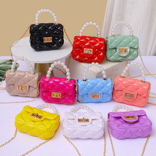 Change Single Shoulder Southeast Asia Foreign Trade Small Bag Portable Candy Bag Color Girl Southeast Bag Crossbody Chain Jelly