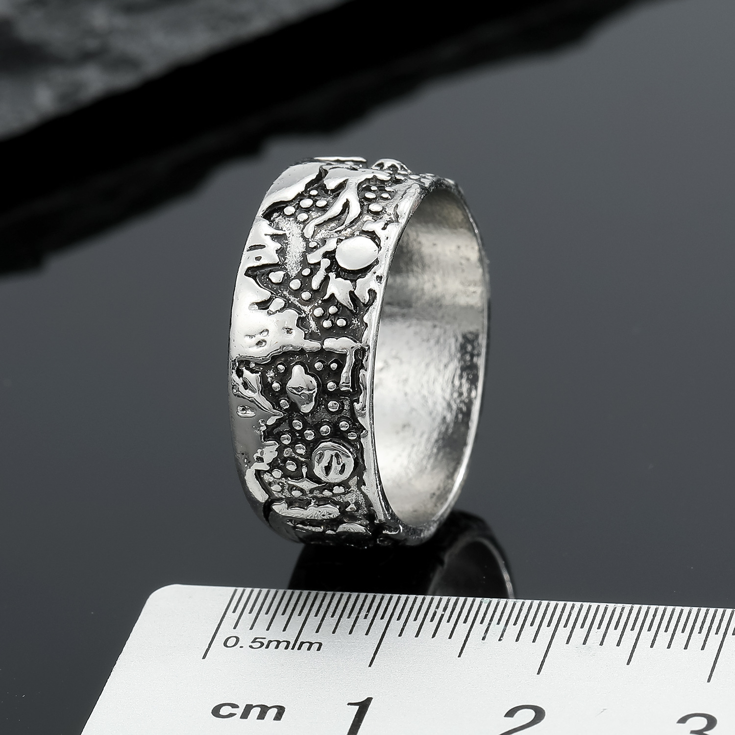 Fashion Jewelry Personality Pattern Men's Open Ring display picture 1