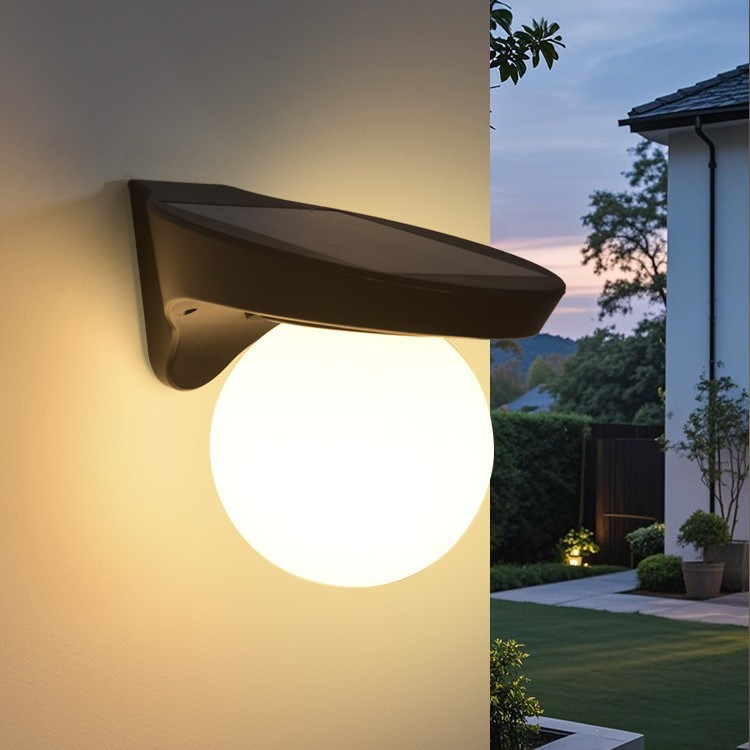 New Solar Wall Lamp Villa Garden Door Light Outdoor Waterproof Door Wall Lamp Outdoor Balcony Fence Wall Lamp