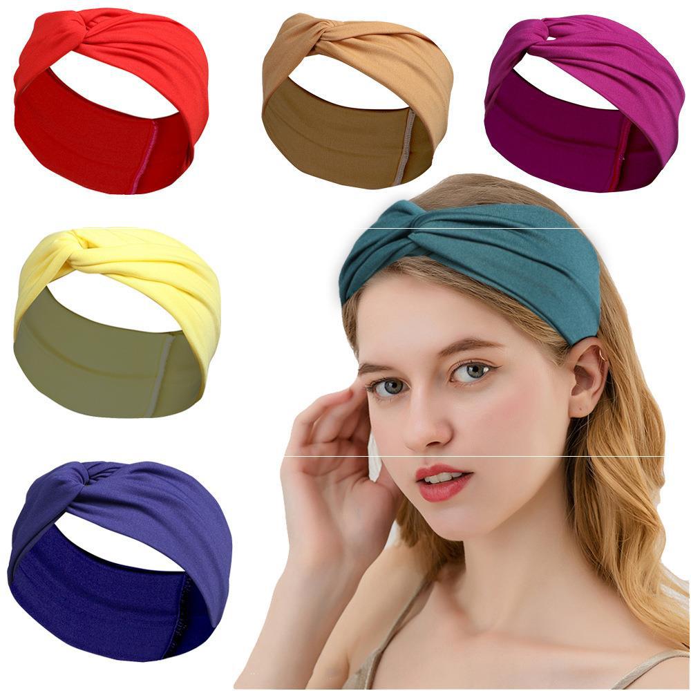 Boho Wide Twist Head Bands Headwraps Thi...