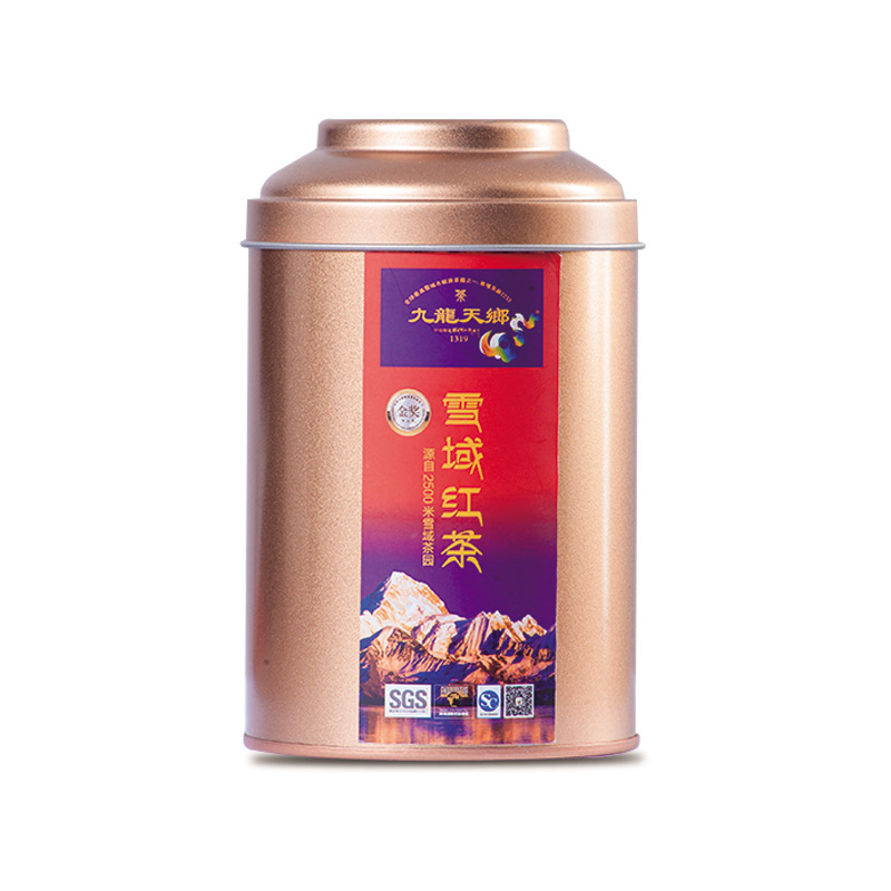 Ganzi Jiulong Black Tea, an Organic Tea from Ancient Trees in the Core Production Area of the Highlands, Is a Health-Preserving Tea from the Xizang Region with a Honey Aroma, Sichuan Black Tea