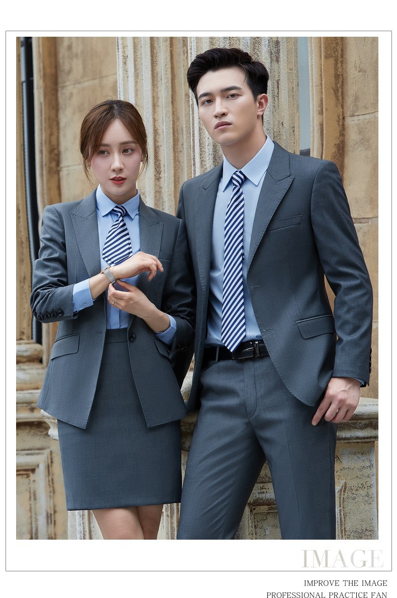 남성용 그레이 재킷 + 바지