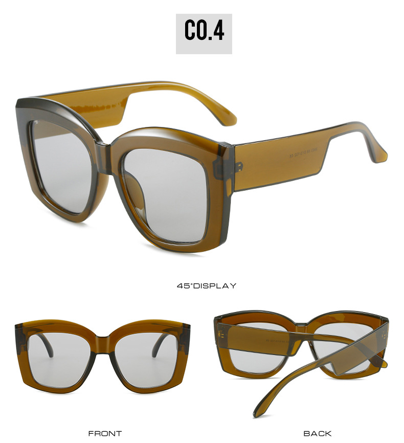 Trendy Women's Square Frame Sunglasses For Personalized Style_voghion.com