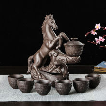 整套时来运转半全自动紫砂石磨功夫茶具套装懒人防烫冲泡茶器家用