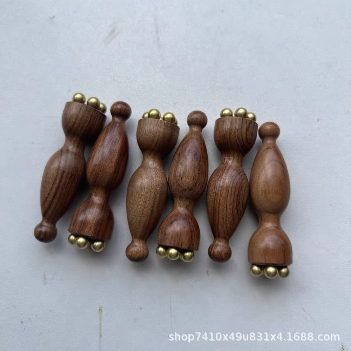 Rosewood copper bead small lotus*1 piece