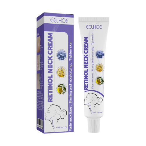 EELHOE Retinol Neck Cream Neck Massage Diminishes Neck Lines Moisturizes and Firms Neck Skin Reshapes Swan Neck