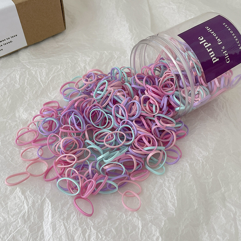 Pequeña banda de goma disponible negra para las mujeres, alta banda de goma elástico y durable, Banda del pelo, Banda del pelo para las muchachas