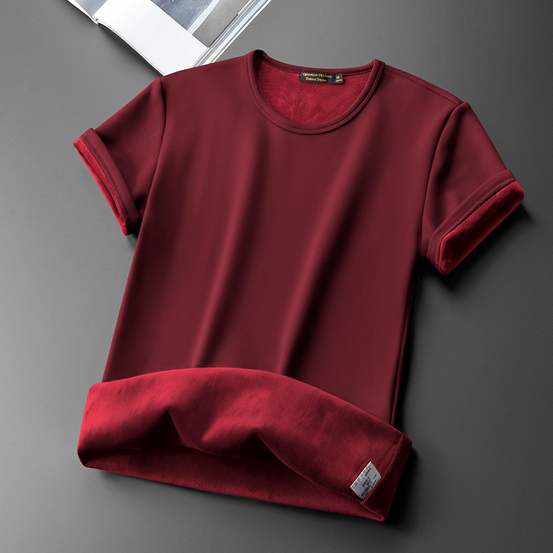 매우 두꺼운 실버 폭스 벨벳-버건디