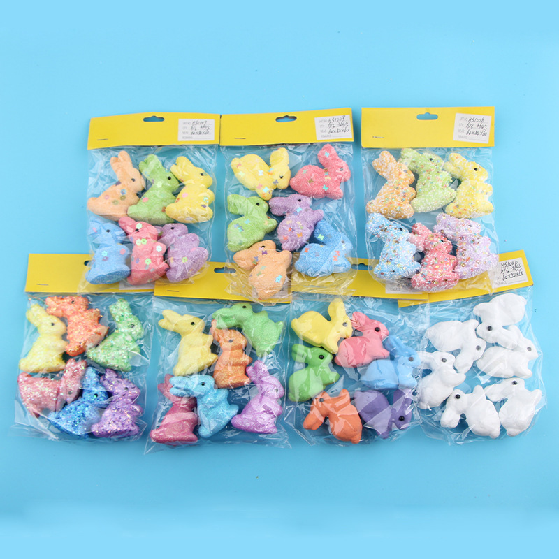 Factory Wholesale Easter Bunny Foam Bunny Decoration Easter Festival Decoration