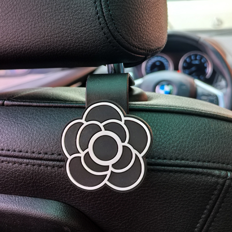 Gancho para coche, respaldo del asiento interior del coche, asiento trasero multifuncional creativo, interior del coche, dibujos animados, suministros lindos, almacenamiento