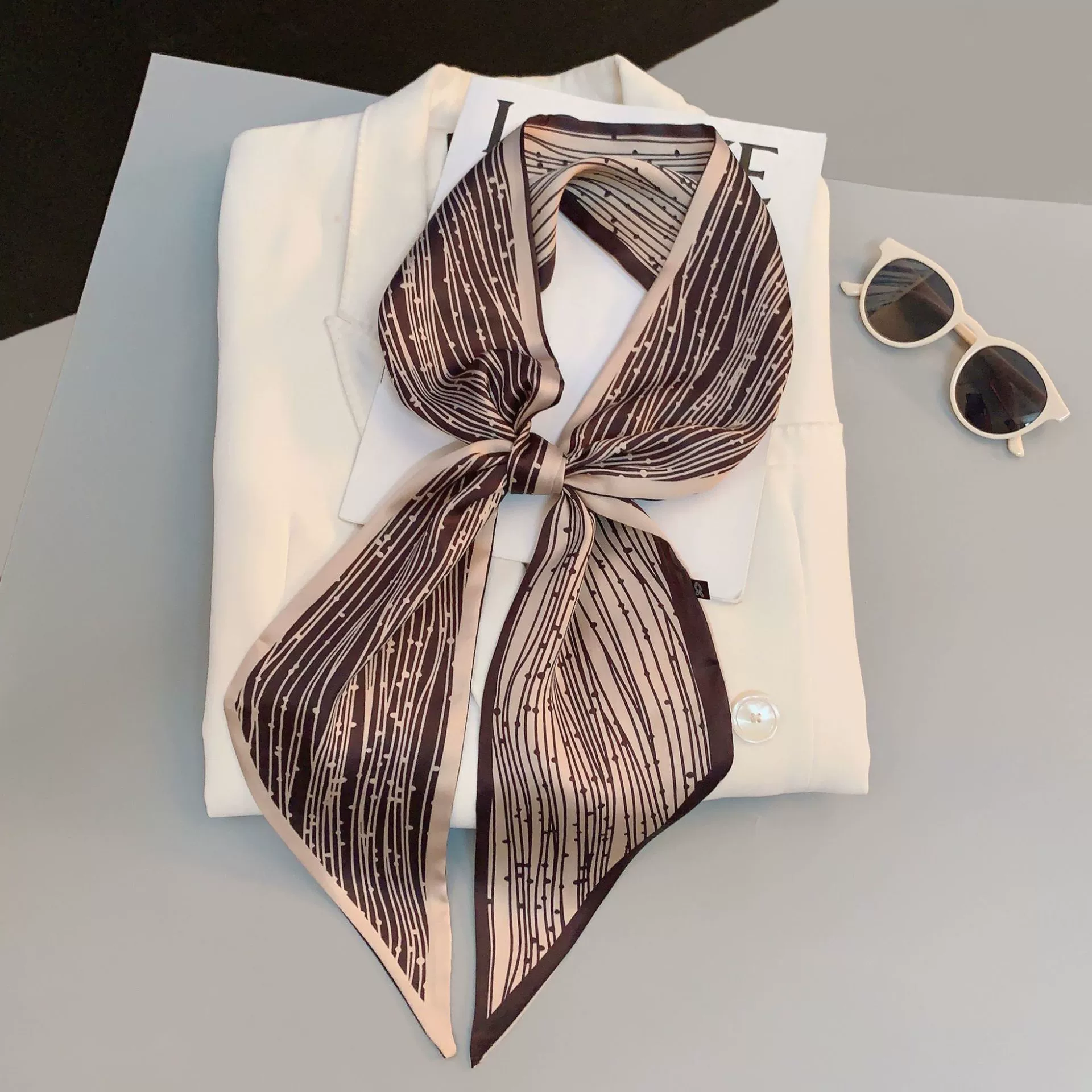 2025 новый длинный обернутый шарф-стример, кроссборд silk plaid длинный шарф, фабрика оптом