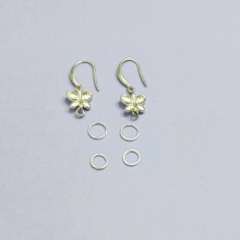 ���h��Ȧ���۴ֶ��h925�yɫ��ɫ���^�����y̩�y���y���h���DIY��
