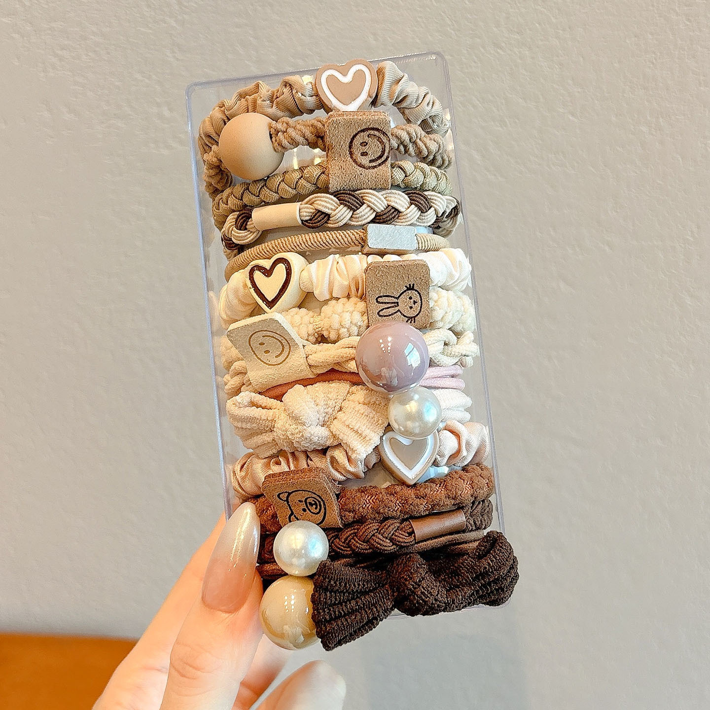 Coletero elástico sencillo de nuevo estilo 2026, banda para el pelo pequeña sin costuras para mujer, suave para el cabello, sujetador de cola de caballo.