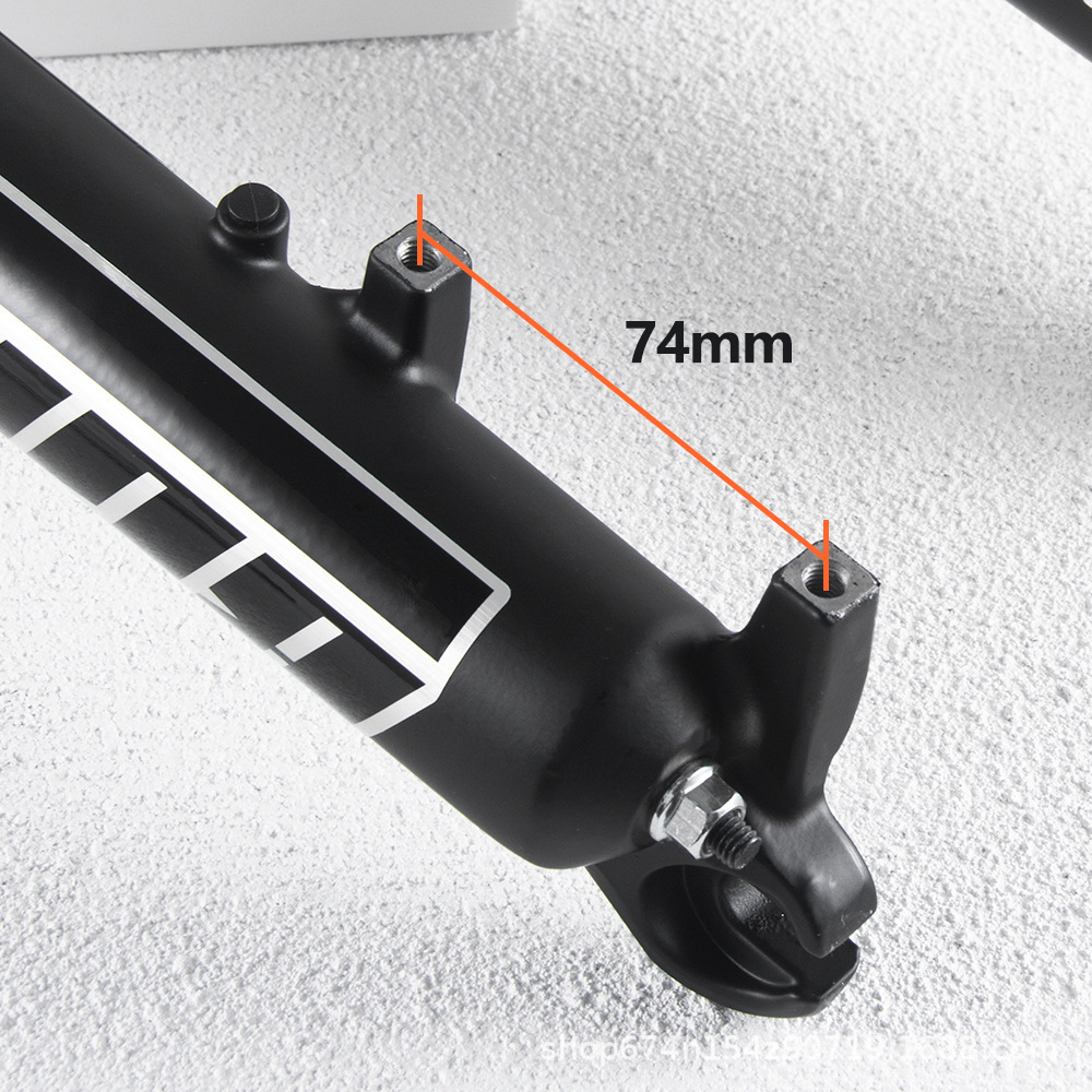 BOLANY Snow Beach tenedor mecánico horquilla delantera de 20 pulgadas de 26 pulgadas x4.0 engranaje abierto Fat Tire nieve horquilla delantera 135mm