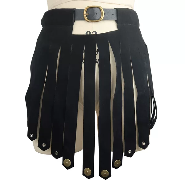 Amazon Cross Border Hot Sale Renaissance Medieval Nordic Viking Retro Leather Skirt Roman Style Armor Skirt