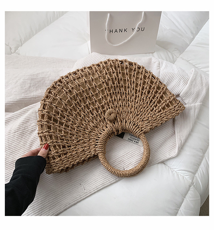 New Retro Straw Woven Bag display picture 12
