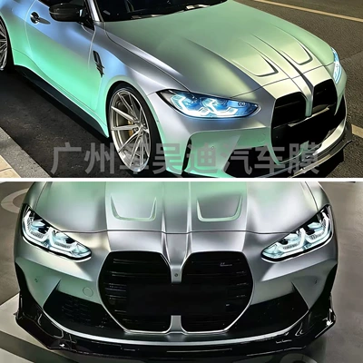 silver-green car color-changing protective – Car paint protective film